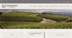 Desktop Screenshot of guarachifamilywines.com